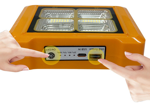 Lámpara Portátil H Lámpara De Trabajo Portátil Solar Energy