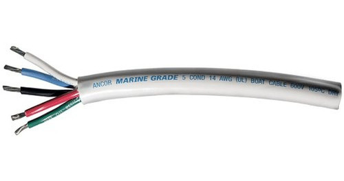 Ancor 155010 Cable Redondo Estañado Para Barco Calibre