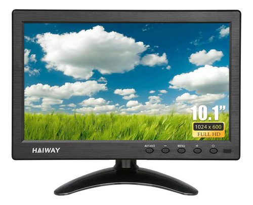 Monitor De Seguridad Haiway 10,1 Pulgadas 1024x600 Hdmi Vga