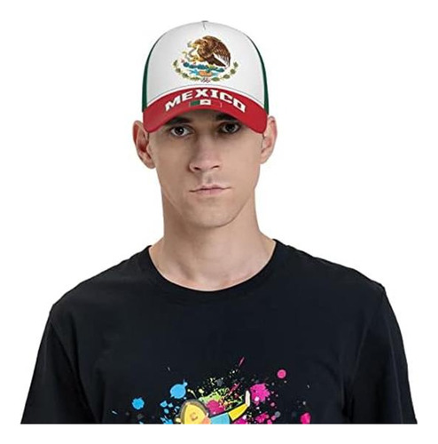 Bandera De México Gorra De Béisbol Mexicana 3d Impresión De