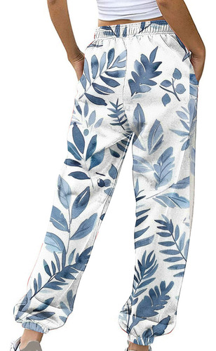 Calças Femininas Estampadas De Pelúcia Com Cordão E Cintura