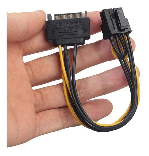 Imagen 2 de 7 de Cable Adaptador Sata A Pci-e 6 A 1 Pines Riser Mineria Btc