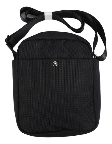 Bolso De Hombro Pequeño Negro Negro Para Hombre, Portátil