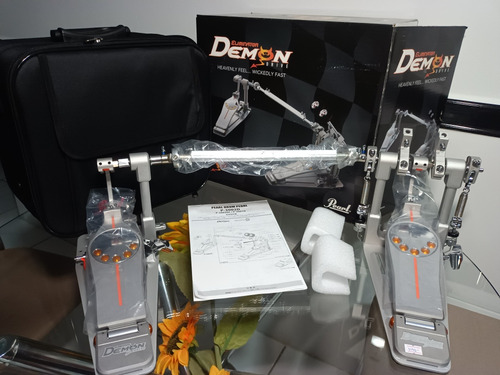 Pedal Duplo Pearl Demon Drive P-3002d Novo (av 6.5k) (Usado)