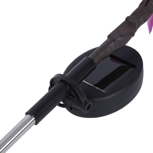 Luz De Césped 2 Unids/set Energía Solar Led Árbol De Orquíde