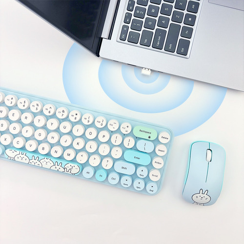 Mofii I-dou Pro Inalámbrico Kb&ms Azul Qwerty