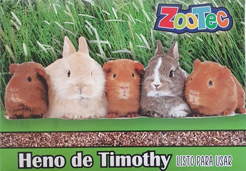 Imagen 1 de 4 de Heno Timothy Listo Para Usar Conejos Cobayos Roedores Zootec