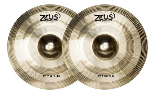 Prato Chimbal Hi-hat 14  Zeus Hybrid Zhhh14