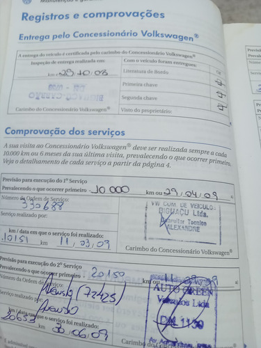 Vw Fox 2008 Manual Do Proprietário Crossfox 1.0 1.6 Flex (Usado)