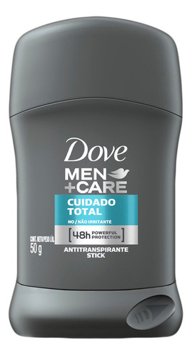 Dove Desodorante Stick Cuidado Total 50gr Fragancia Neutro