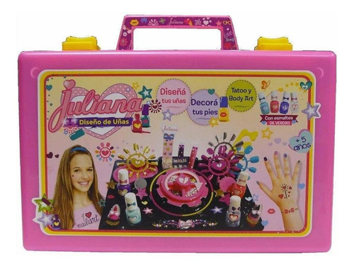 Valija Juliana Diseño De Uñas Grande Original Esmaltes Promo