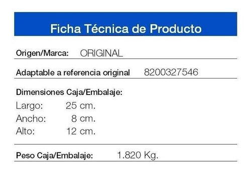 Imagen 3 de 11 de Crique Tuerca 19 Mm. Megane Hasta 2005