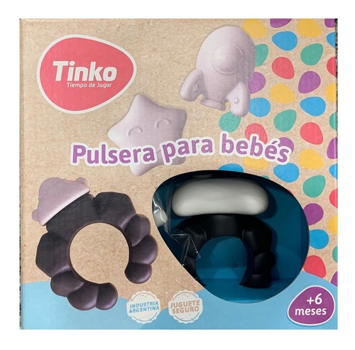 Pulsera Para Bebés Con Formas De Goma Encastrables - Tinko