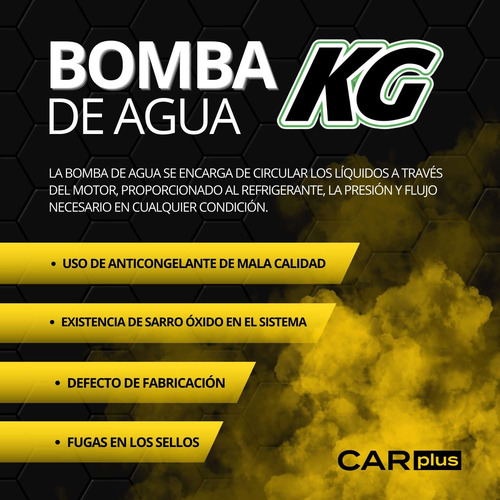 Bomba De Agua Mazda 3 L4 2.0l 2009 2010 2011 Kg