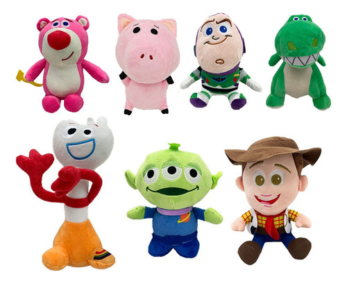 7pcs/set Toy Story 4 Peluche Muñeca Juguete Cumpleaño Regalo