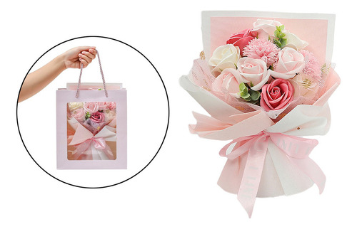 Nuevo 2 Ramo De Jabón, Regalo De Cumpleaños, Flores, Bodas