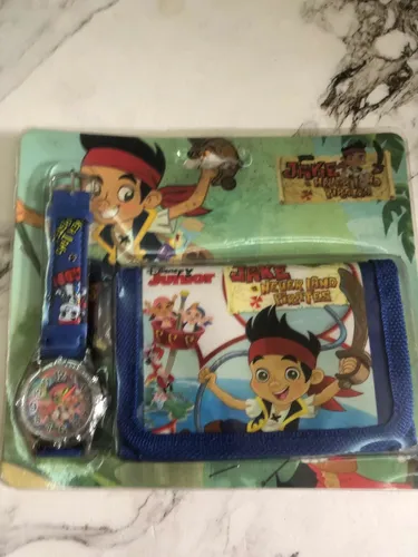 Set Reloj Y Billetera Infantil De Jack El Pirata