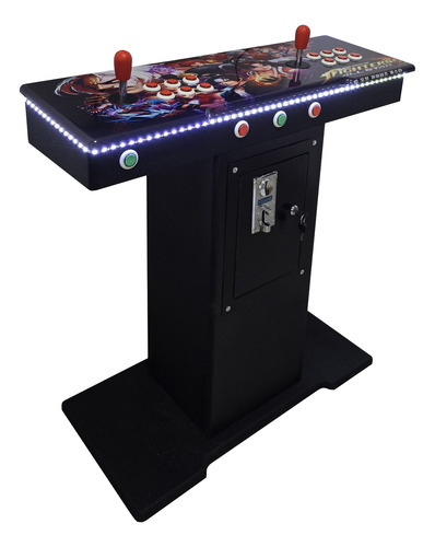 Tablero Arcade Gd 84 Cm Con Base Y Monedero Uso Rudo Premium