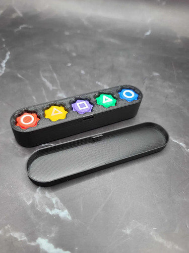 Dados Gonggi Del Juego Del Calamar - Juego De Mesa Negro