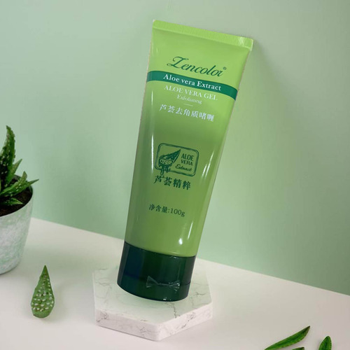 Aloe Esfolia Suavemente O Rosto, Esfoliante Corporal, 100 Ml