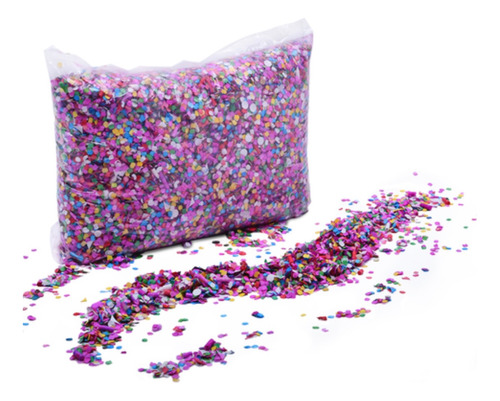 Bolsa De Confeti Chico Colores De Papel Bolsa Grande 1kg