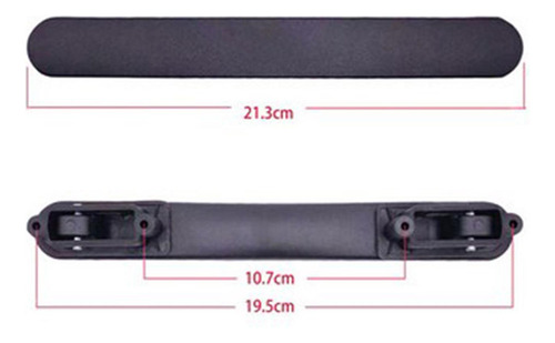 2 Asa De Maleta De Viaje Duradera, Soporte Tm-101 Negro