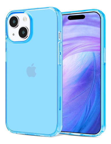 Funda Protectora Para Móvil Jjgoo, Azul, iPhone 15, Tpu