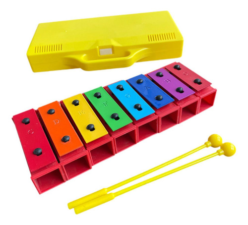 Glockenspiel Hand Knock Piano Toy Xilófono Para Regalos