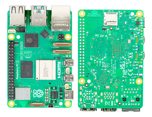 Placa Raspberry Pi 5 4gb Wi-fi 2.4 / 5 Ghz 5v Bluetooth 5
