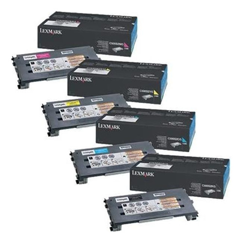 Lexmark C500h2 Series Oem Alto Rendimiento Cartuchos De Tóne