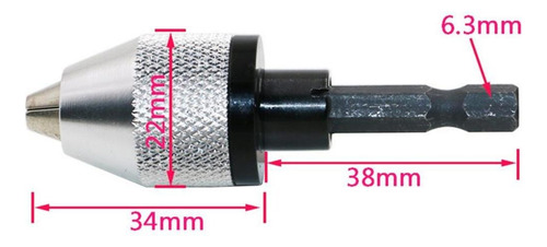 Adaptador De Mandril De Taladro Broca Mini Bit Casa De