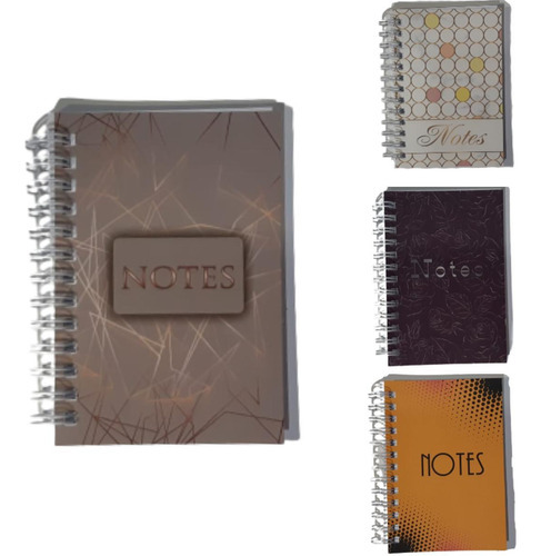 Kit Caderno De Notas Flex Pequeno 10 Unidades