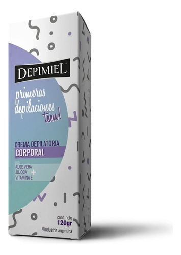 Crema depilatoria Depimiel Primeras Depilaciones corporal piel normal 120 g