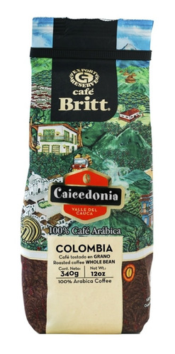 Café Britt Colombia Caicedonia Grano