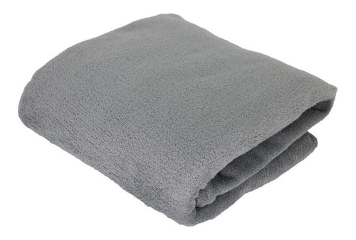Cobertor Hazime Enxovais Microfibra cor cinza de 220cm x 140cm