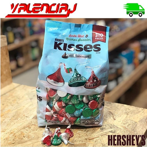 Chocolates De Leche Hershey´s Kisses 1.47 Kilos 310 Piezas