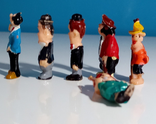 Muñecos Chocolate Jack Sorpresa X 5 Personajes Humor 1974 (Usado)