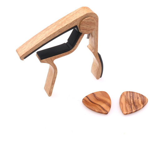 Imagen 3 de 4 de 1 Pc Capo Para Guitarra Con Dedos De Palisnadro De Metal