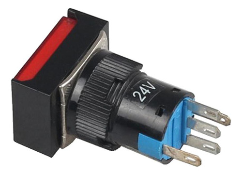 Interruptor De Circuito Eléctrico Con Botón De Rojo