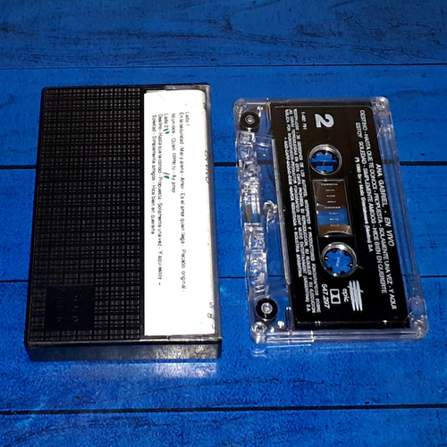 Ana Gabriel En Vivo Cassette Arg Maceo-disquería (Usado)