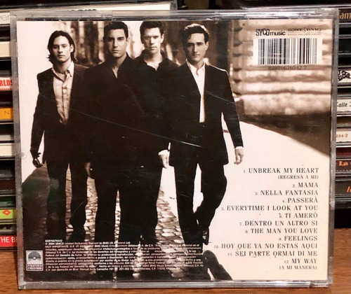 Cd Il Divo - Il Divo. 2004. 1a Ed. Nacional. Original