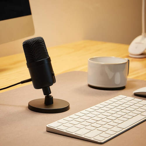 Micrófono Con Condensador Usb Amazon Basics For Streaming...