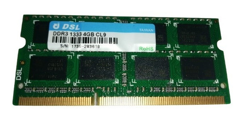 Memoria Ram Sodimm Ddr3 4gb 1333 Mhz Laptop Portatil 