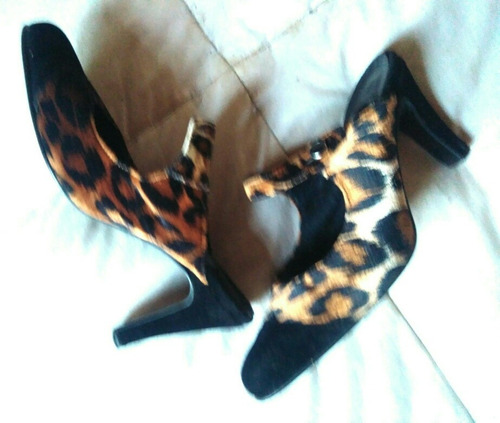 Sandalias Stilettos Kosiuko Animal Print T.35 Impecables!