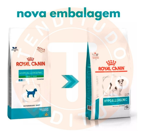 Imagem 2 de 4 de Ração Royal Canin Hipoalergenic Small Dog Cachorro Peq 7,5kg