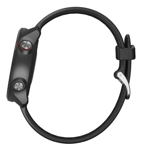 Imagen 5 de 5 de Smartwatch Garmin Forerunner 245 Music 1.2" caja 42.3mm de polímero reforzado con fibra negra, malla black de silicona y bisel negro