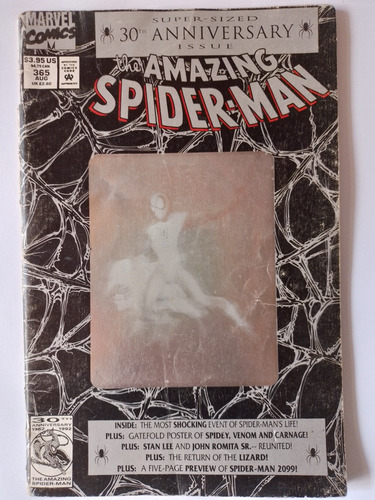 Hq The Amazing Spider-man 30 Th Anniversary Com Pôster Rara (Usado)
