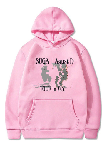 Sudadera Con Capucha Suga Agust D Tour Merch De Kpop, Manga