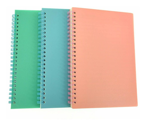 Cuaderno En Espiral, Cuaderno De Plstico Con Tapa Dura Con A