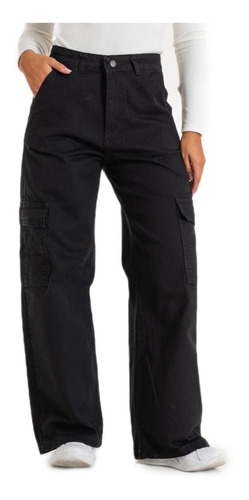 Wide Leg Cargo Jeans Mujer Talle Grande Y2k Julitabaires